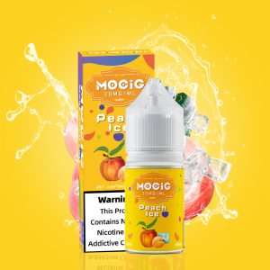 Peach lce Flavor MOCIG Nicotine Salt Vape Juice e-liquid 2% 5% Nicotine 10ml 30ml 50ml 10 Flavors