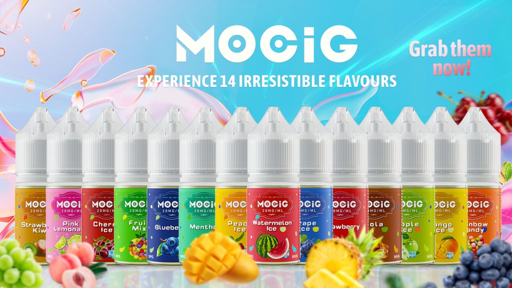 MOCIG Nicotine Salt Vape Juice e-liquid 2% 5% Nicotine 10ml 30ml 50ml 10 Flavors