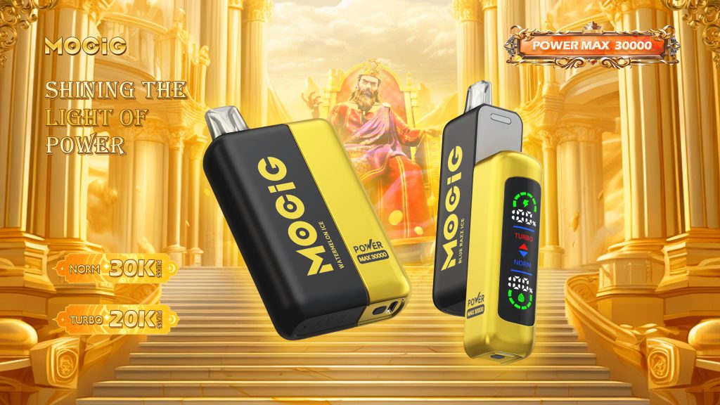 Mocig POD Vape Power Max 30000 Big Smart LED 30000 Puffs 980mAh Battery Capacity Nicotine 0% 2% 5% Electronic cigarette