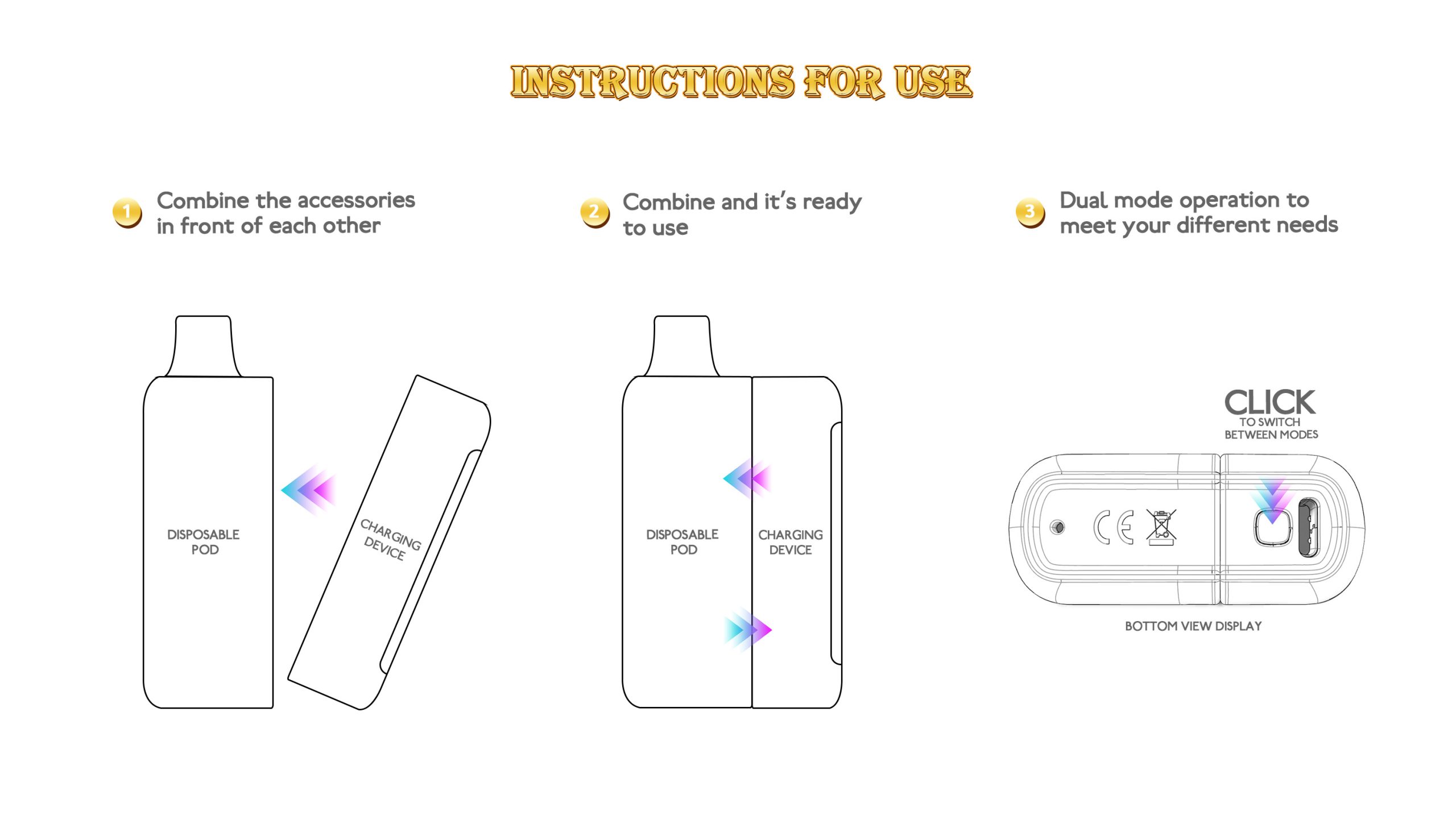 Mocig POD Vape Power Max 30000 Big Smart LED 30000 Puffs 980mAh Battery Capacity Nicotine 0% 2% 5% Electronic cigarette