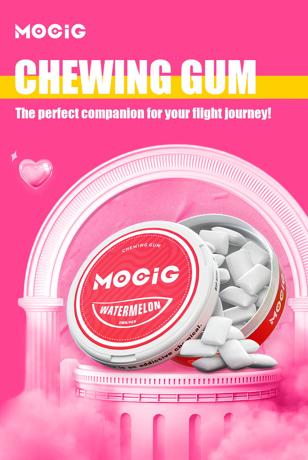 Mocig Nicotine Chewing Gum