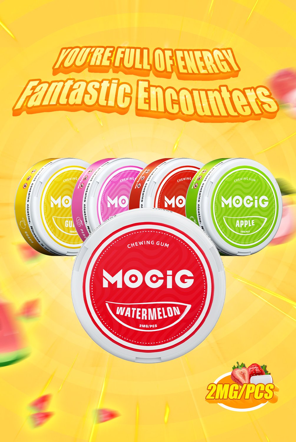Mocig Nicotine Chewing Gum