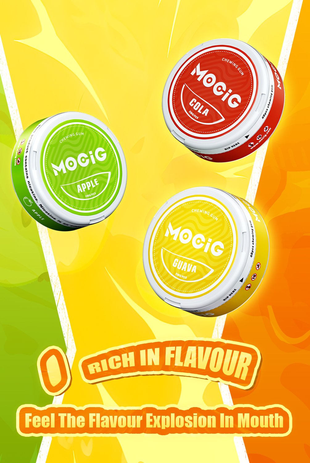 Mocig Nicotine Chewing Gum