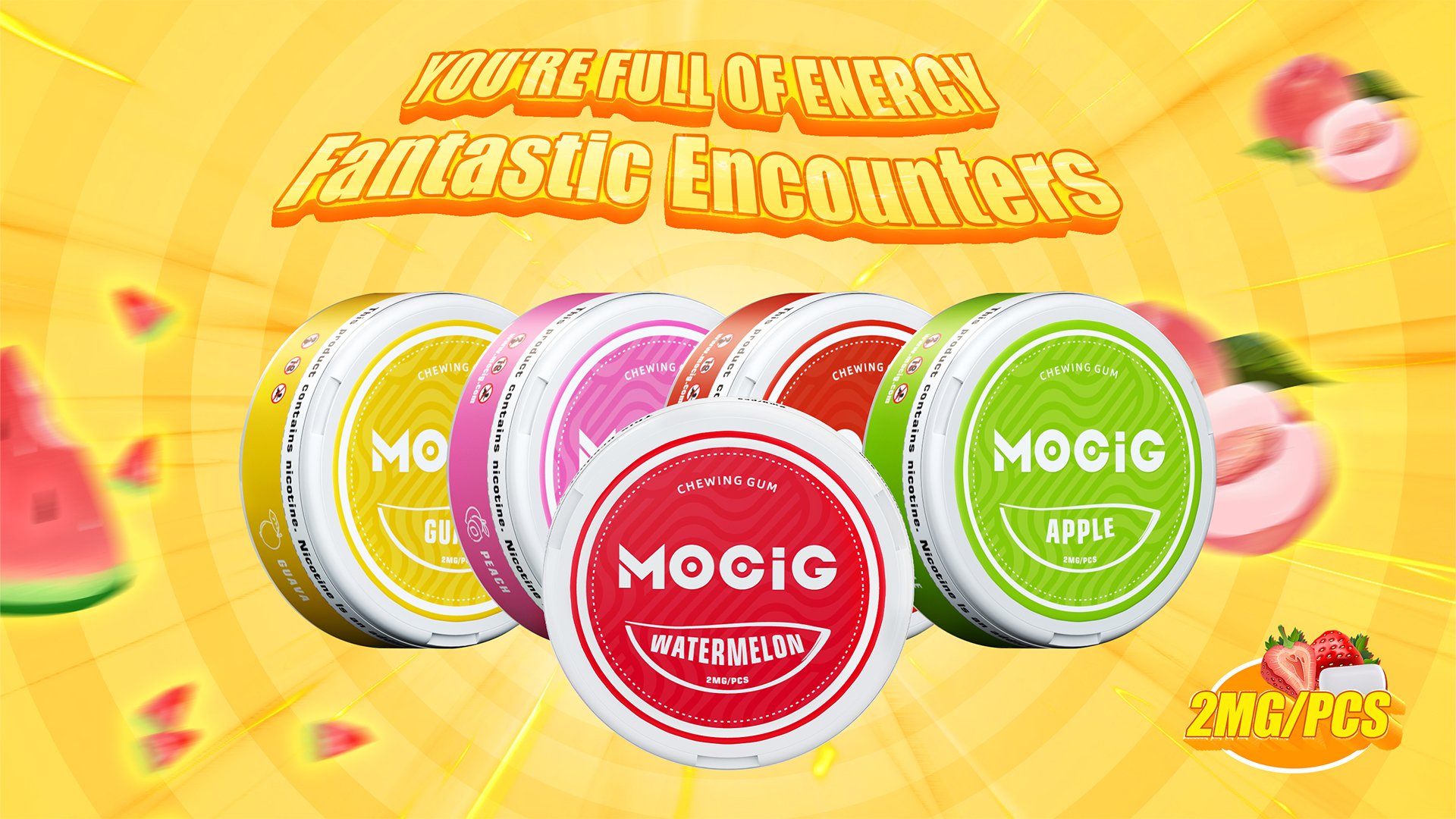Mocig Nicotine Chewing Gum