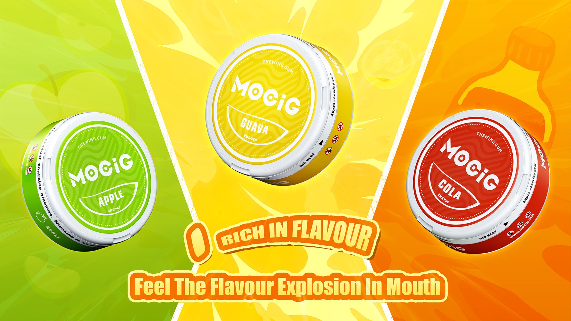 Mocig Nicotine Chewing Gum