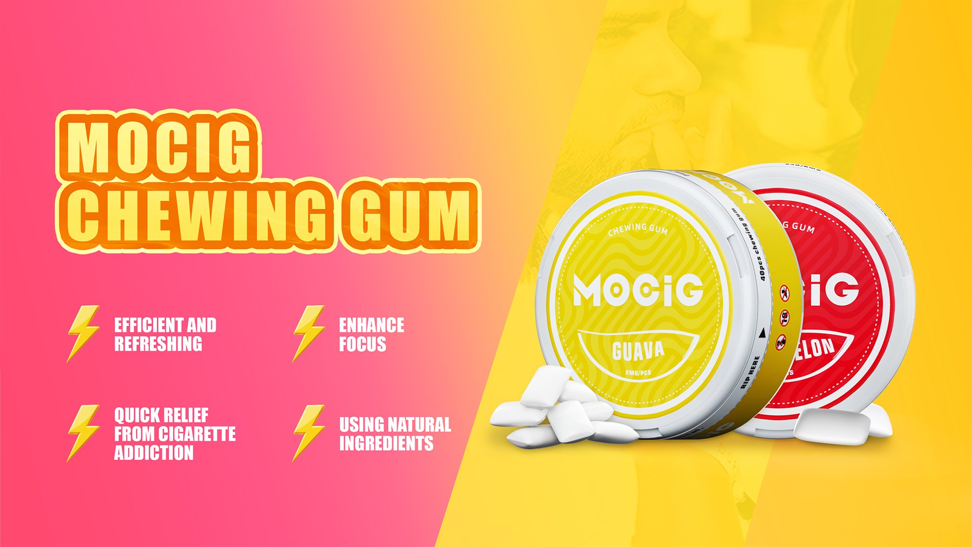 Mocig Nicotine Chewing Gum