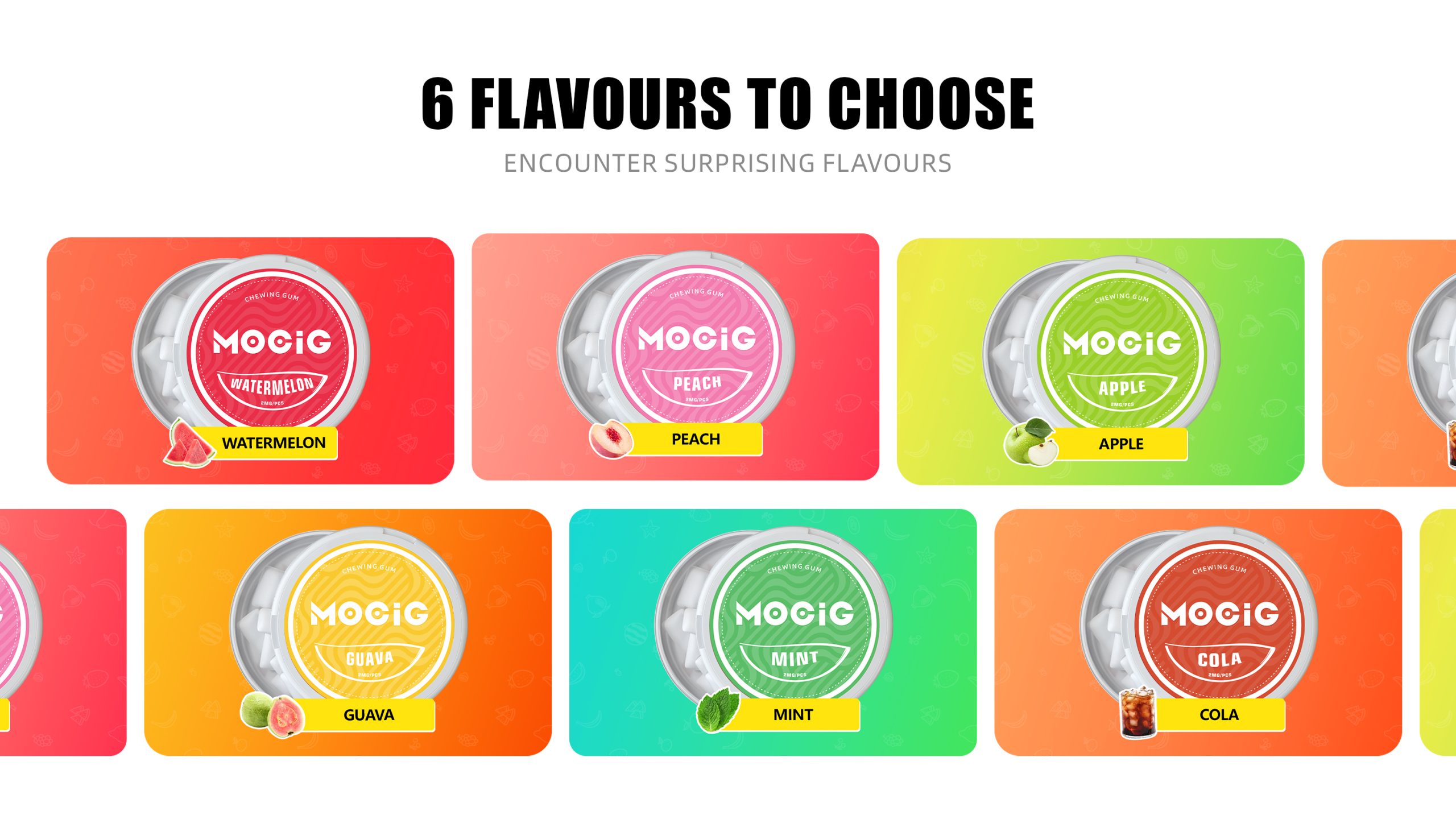 Mocig Nicotine Chewing Gum