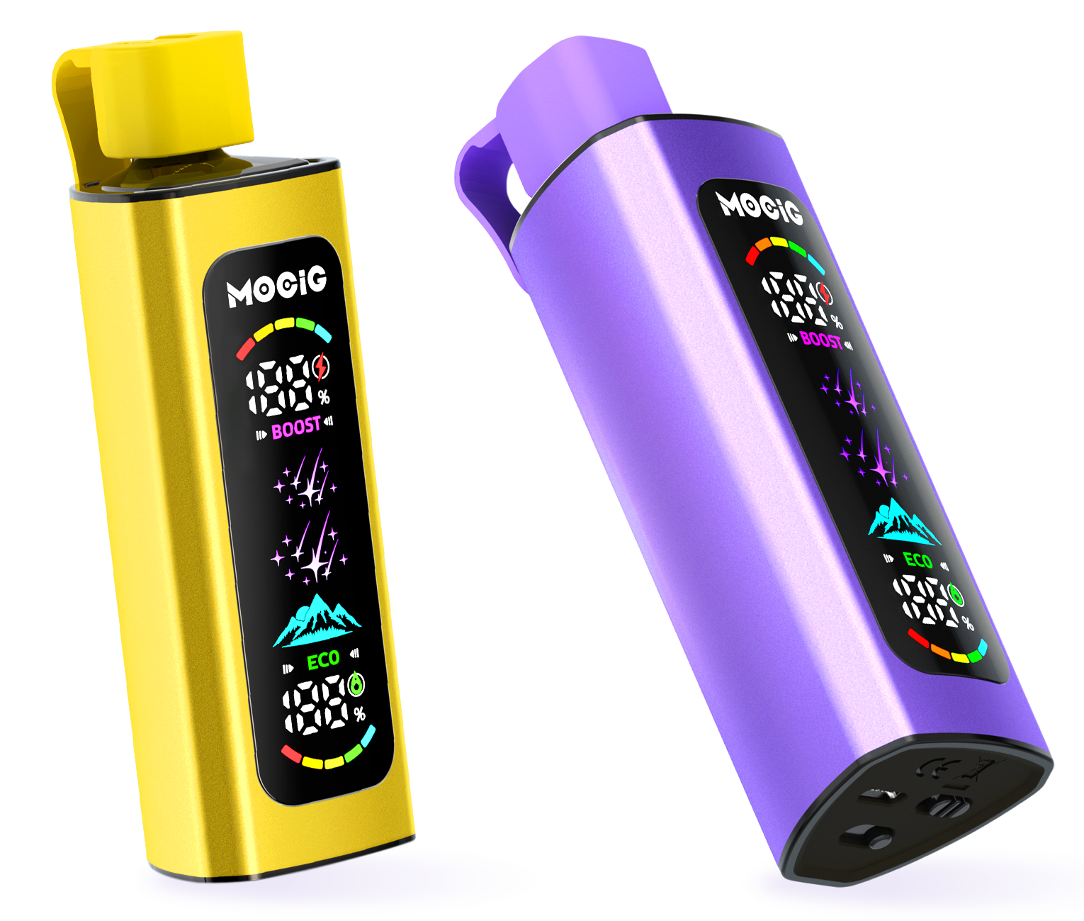 Mocig Disposable Vape PEAK DTL E-SHISHA Big Smart LED Screen 40K Puffs E-liqiud Capacity Nicotine 0% 2% 5% Electronic cigarette