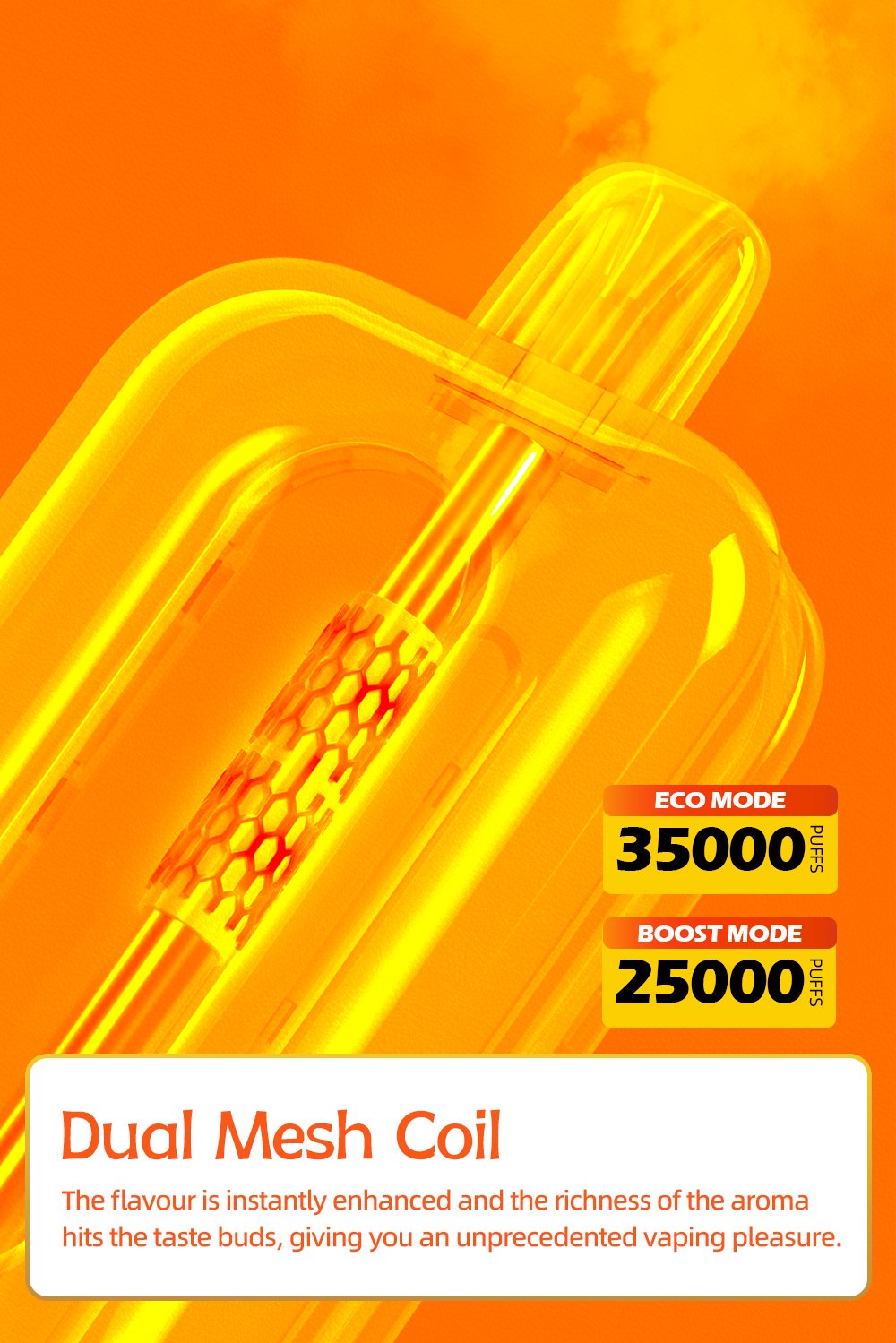 Mocig Disposable Vape MATE 35000 Big Smart LED Screen 35K Puffs E-liqiud Capacity Nicotine 0% 2% 5% Electronic cigarette