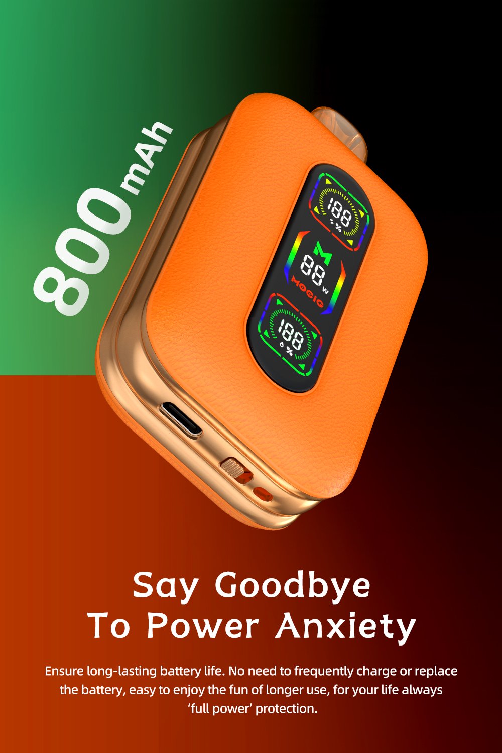 Mocig Disposable Vape MATE 35000 Big Smart LED Screen 35K Puffs E-liqiud Capacity Nicotine 0% 2% 5% Electronic cigarette