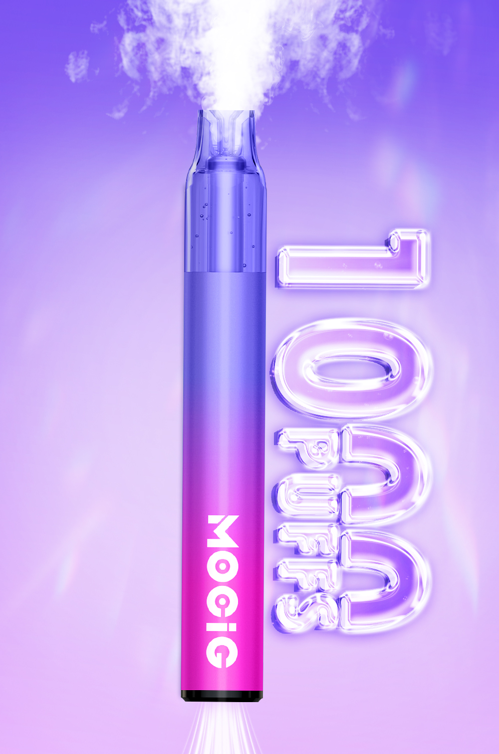 Mocig Disposable Vape Legend Bar Visualized Tank 3ml 10K Puffs E-liqiud Capacity Nicotine 0% 2% 5% Electronic cigarette