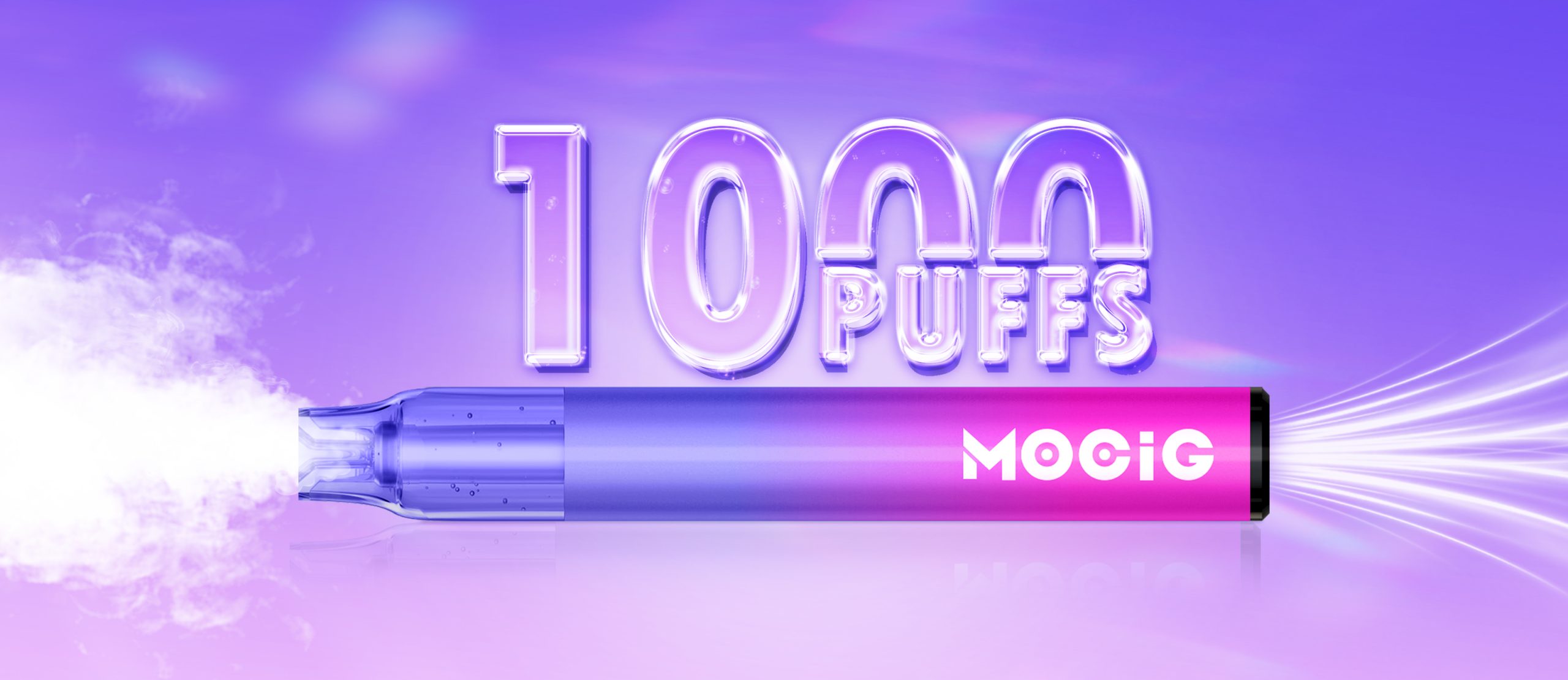 Mocig Disposable Vape Legend Bar Visualized Tank 3ml 10K Puffs E-liqiud Capacity Nicotine 0% 2% 5% Electronic cigarette