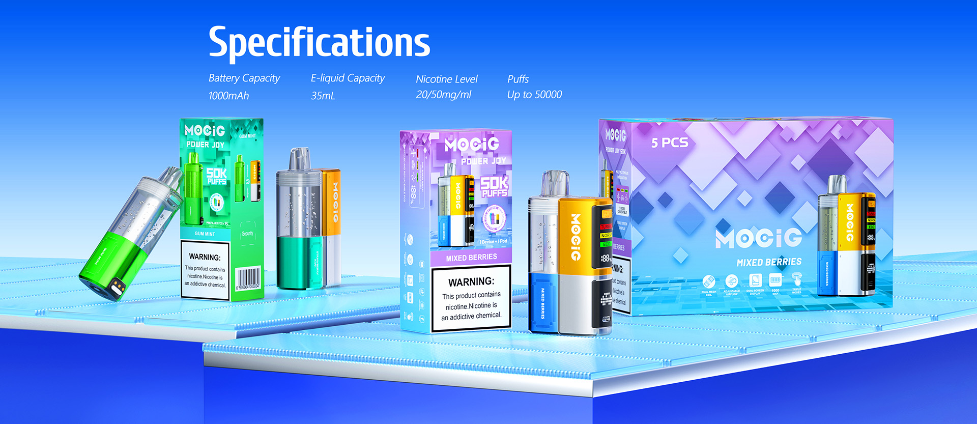 MOCIG vape disposable vape Power Joy,electronic cigarette,e-cigarette,Mogic,Vozol,elfbar,oxbar,lostmary