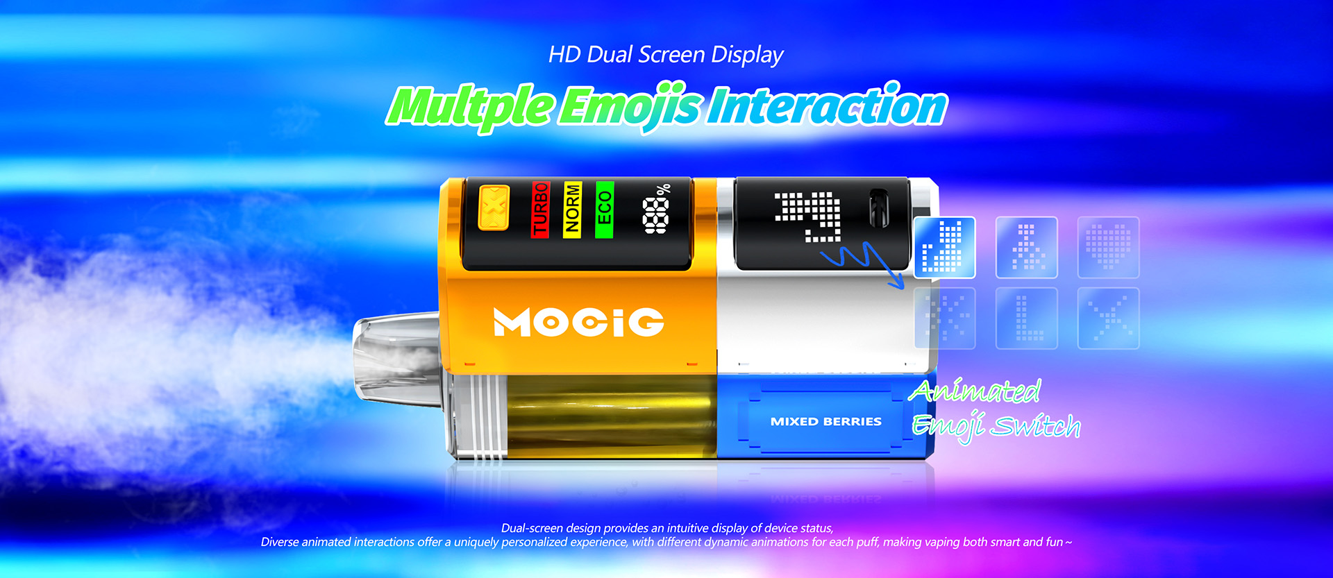 MOCIG vape disposable vape Power Joy,electronic cigarette,e-cigarette,Mogic,Vozol,elfbar,oxbar,lostmary