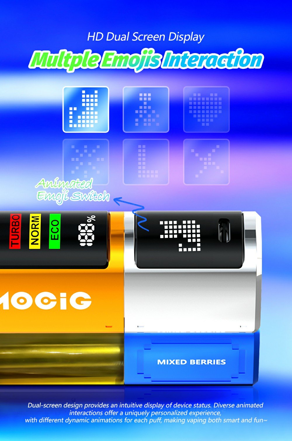 MOCIG vape disposable vape Power Joy,electronic cigarette,e-cigarette,Mogic,Vozol,elfbar,oxbar,lostmary