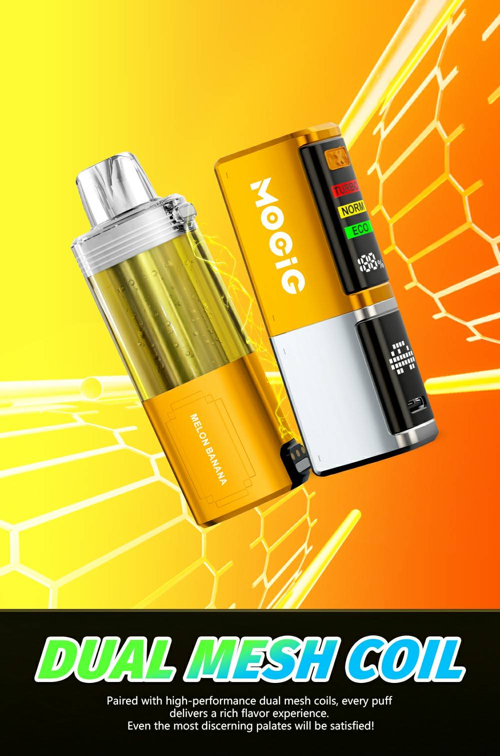 Power Joy 50000 – Mocig POD Vape Power Joy 50K Big Puffs Smart LED 1000mAh  Battery Capacity Nicotine 0% 2% 5% Electronic cigarette