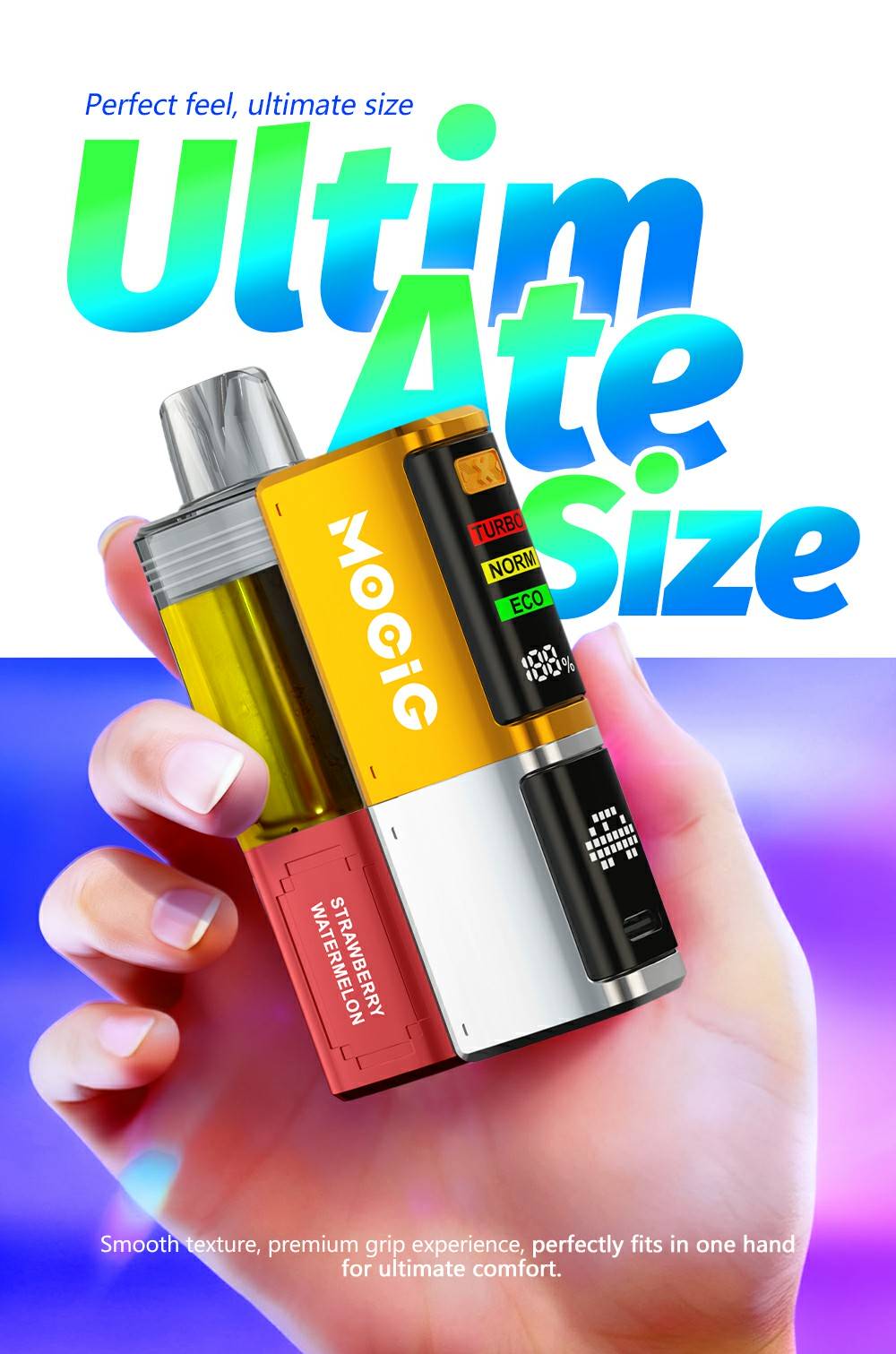 joy electronic cigarette Power Joy 50000 – Mocig POD Vape Power Joy 50K Big Puffs Smart LED 1000mAh  Battery Capacity Nicotine 0% 2% 5% Electronic cigarette