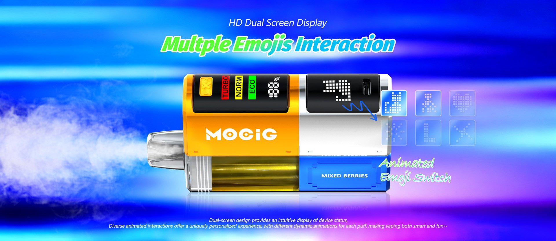MOCIG vape disposable vape Power Joy,electronic cigarette,e-cigarette,Mogic,Vozol,elfbar,oxbar,lostmary