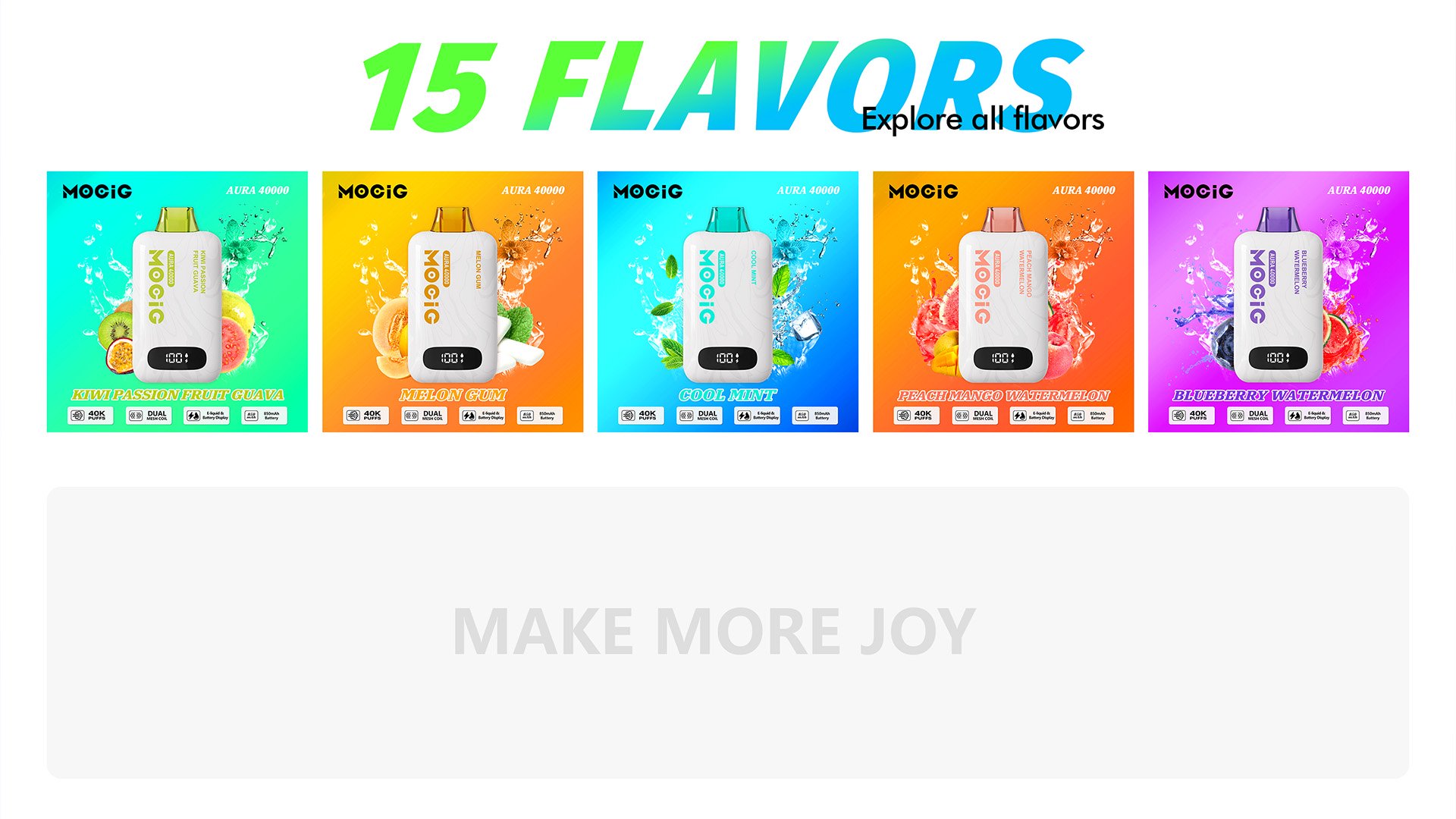 MOCIG vape disposable vape Aura 40K,electronic cigarette,e-cigarette,Mogic,Vozol,elfbar,oxbar,lostmary