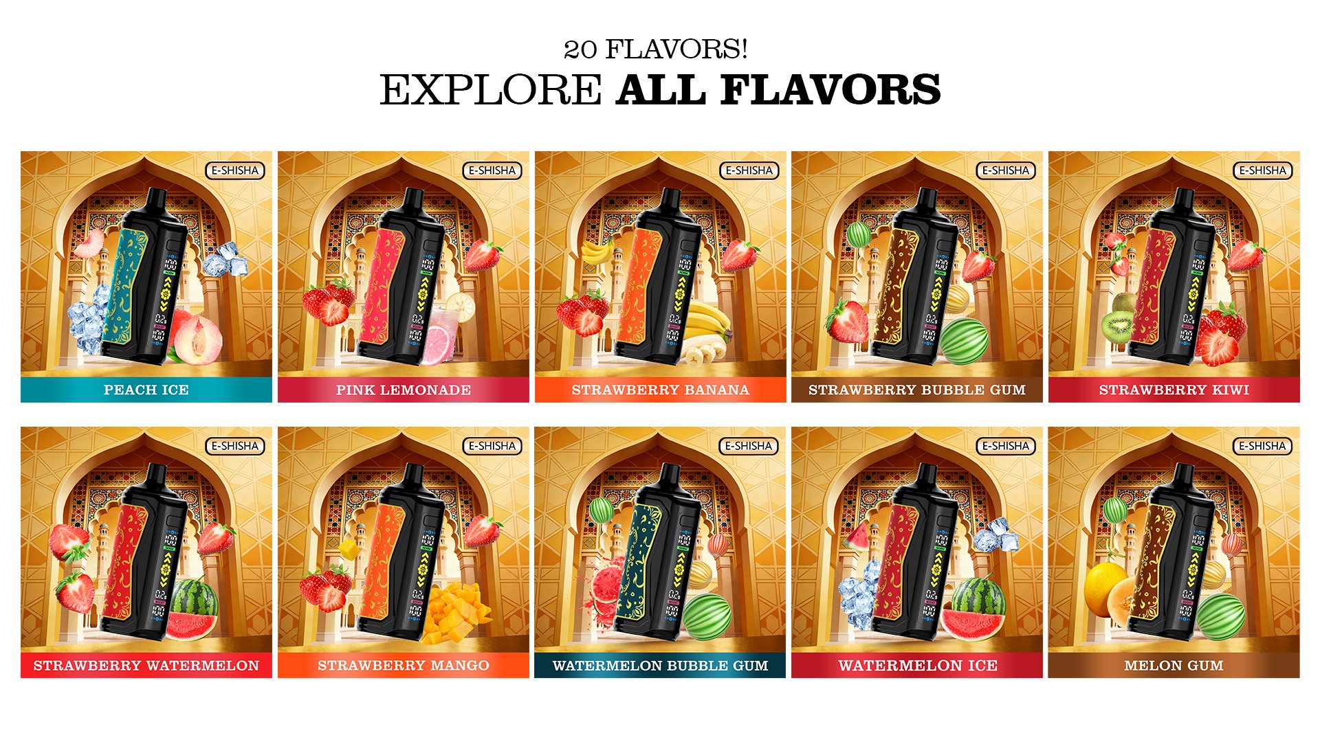 Mocig Disposable Vape LUXE SHISHA DTL E-SHISHA Big Smart LED Screen 70K Puffs E-liqiud Capacity Nicotine 0% 2% 5% Electronic cigarette