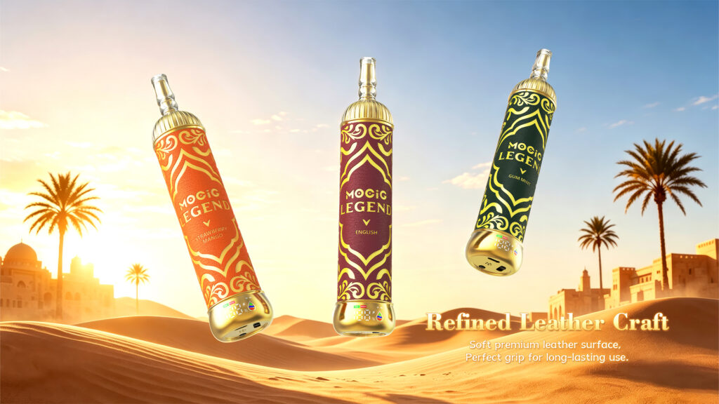 Mocig Legend SHISHA DTL E-SHISHA Disposable Vape Big Cloud Smart LED Screen 120K Puffs E-liqiud Capacity Nicotine 0% 2% 5% Electronic cigarette