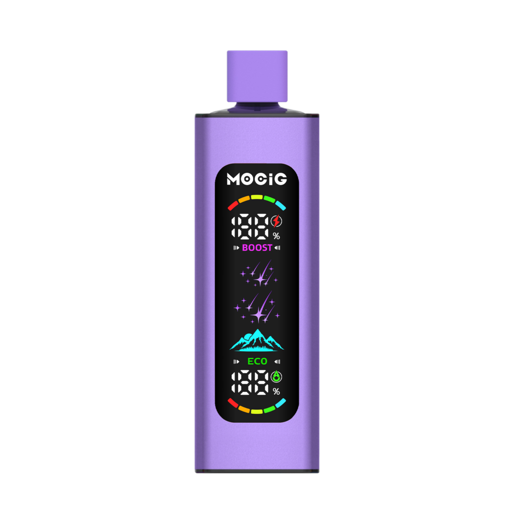 Mocig Disposable Vape PEAK Ultra DTL E-SHISHA Big Smart LED Screen 80K Puffs E-liqiud Capacity Nicotine 0% 2% 5% Electronic cigarette